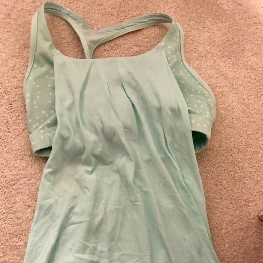 Lululemon too with built in polka dot bra